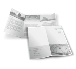 Folder / Klappflyer Design, Gestaltung & Druck Steuerberater / Wirtschaftsprüfer